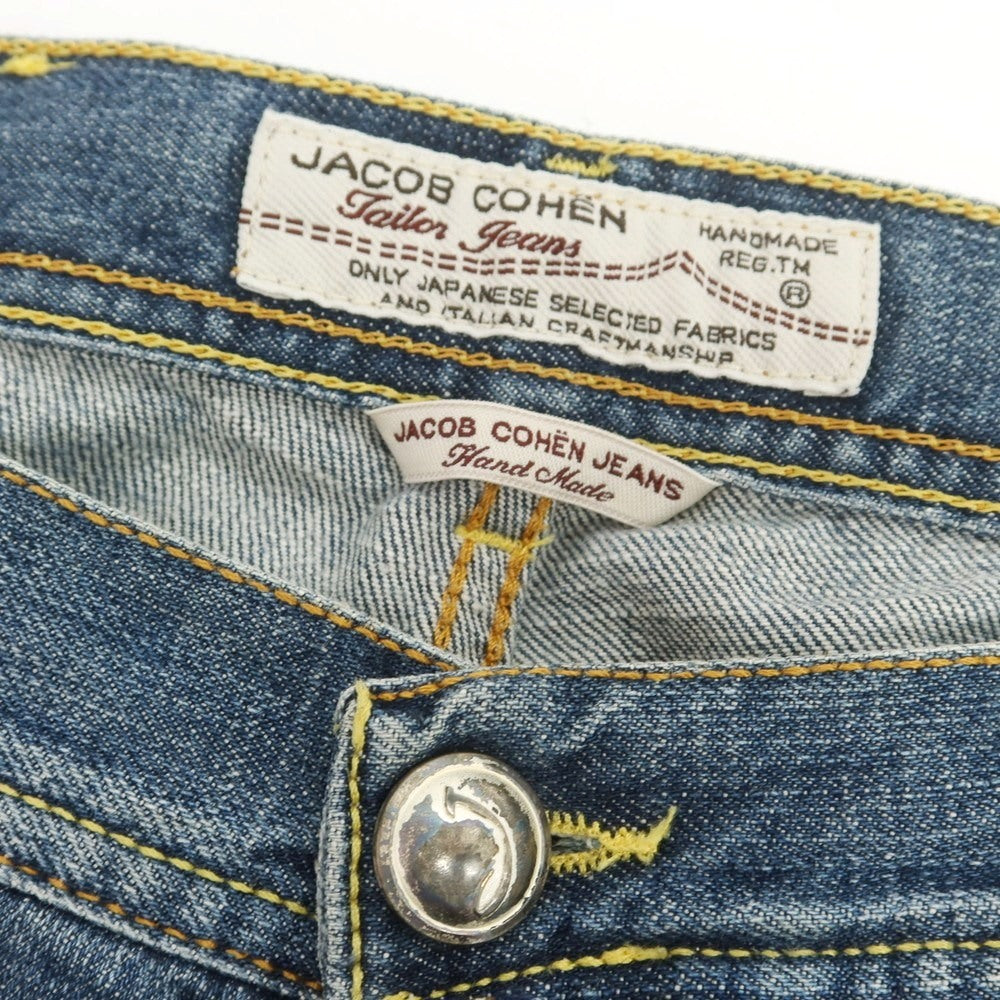 【中古】ヤコブコーエン JACOB COHEN J620 コットン ジーンズ デニムパンツ ブルー【 34 】【 状態ランクC 】【 メンズ 】