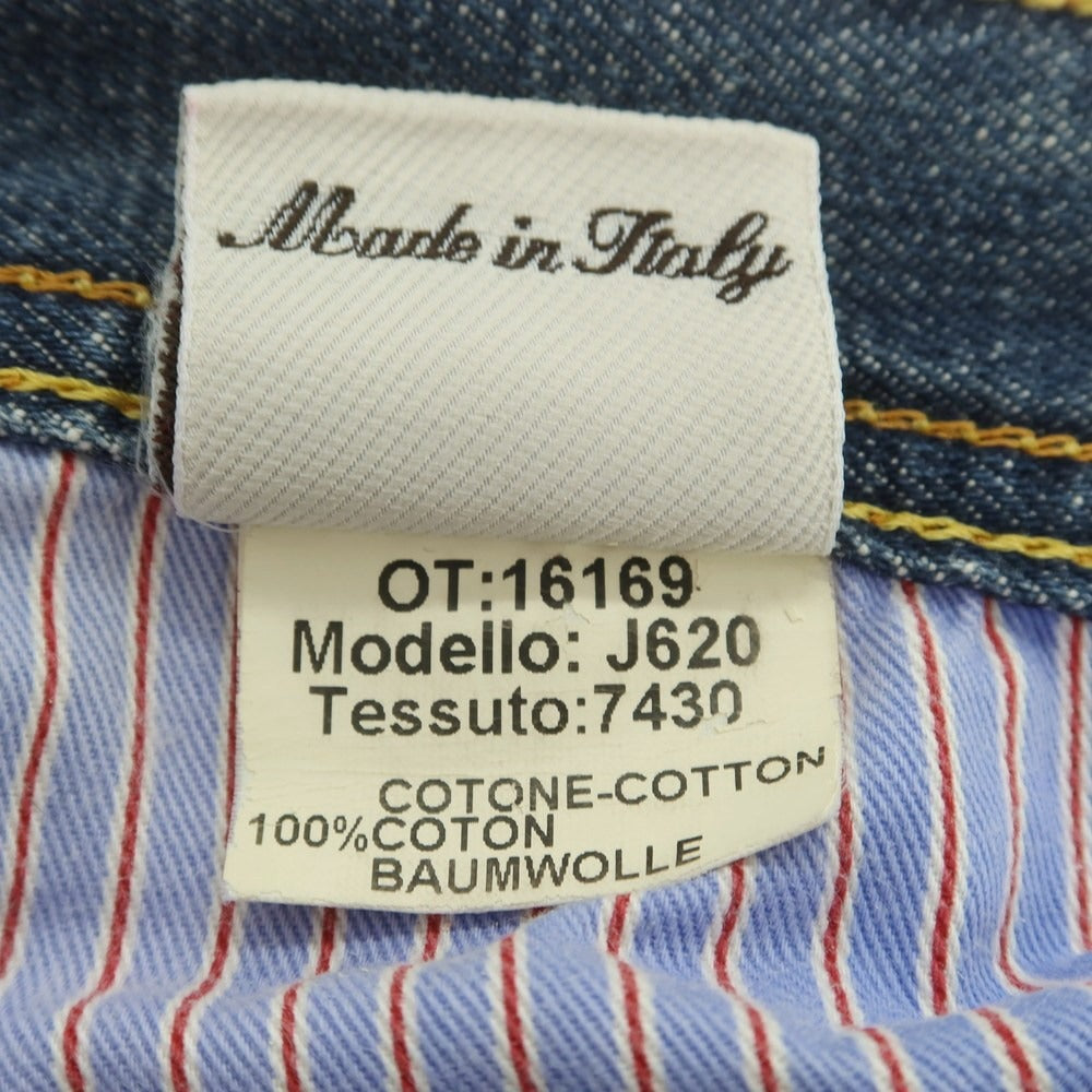 【中古】ヤコブコーエン JACOB COHEN J620 コットン ジーンズ デニムパンツ ブルー【 34 】【 状態ランクC 】【 メンズ 】