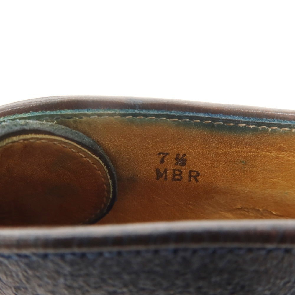 【中古】コルノブルゥ CORNO BLU バケッタレザー チャッカブーツ ネイビー【 7 1/2 】【 状態ランクB 】【 メンズ 】