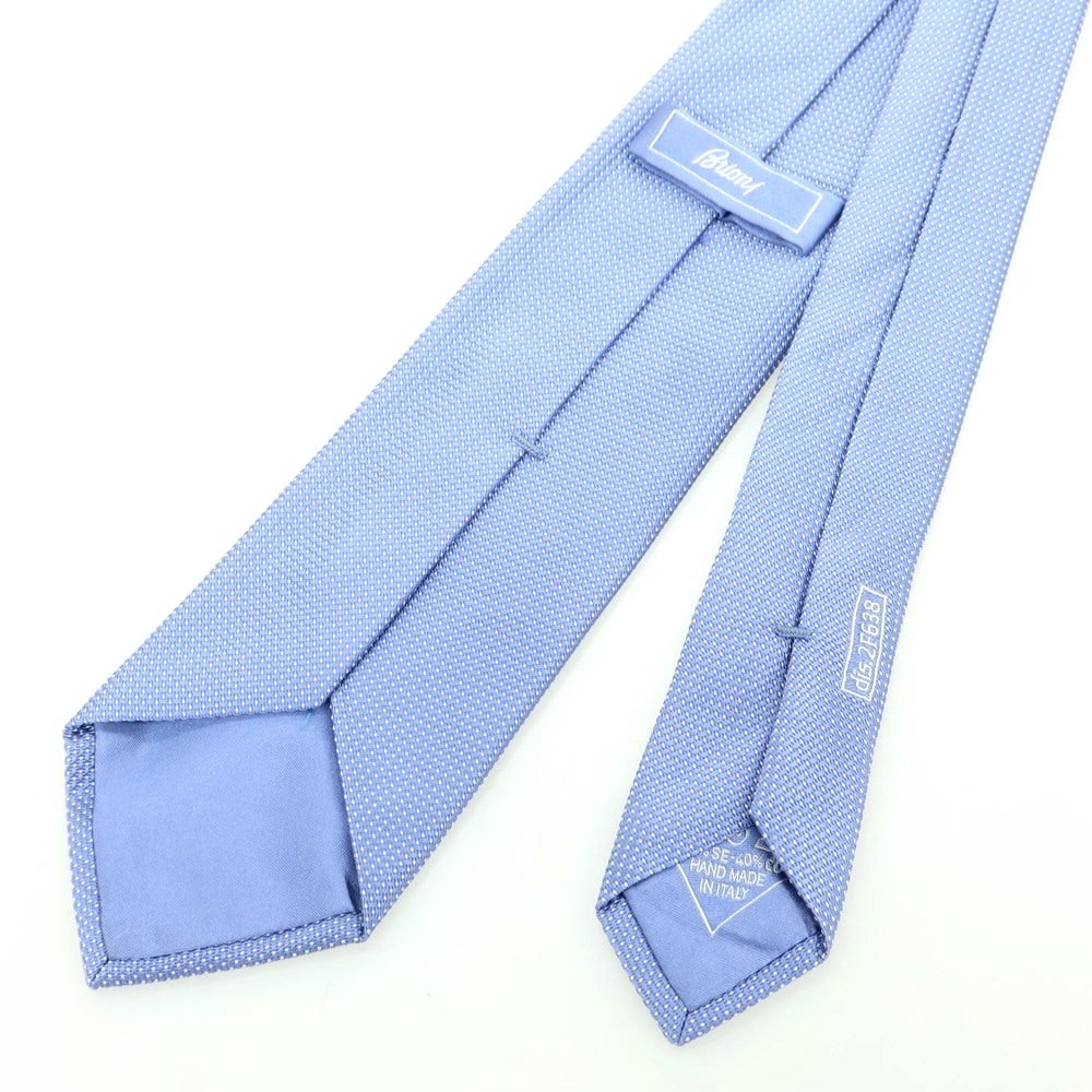 【中古】ブリオーニ Brioni シルク 無地ネクタイ ライトブルー【 状態ランクB 】【 メンズ 】