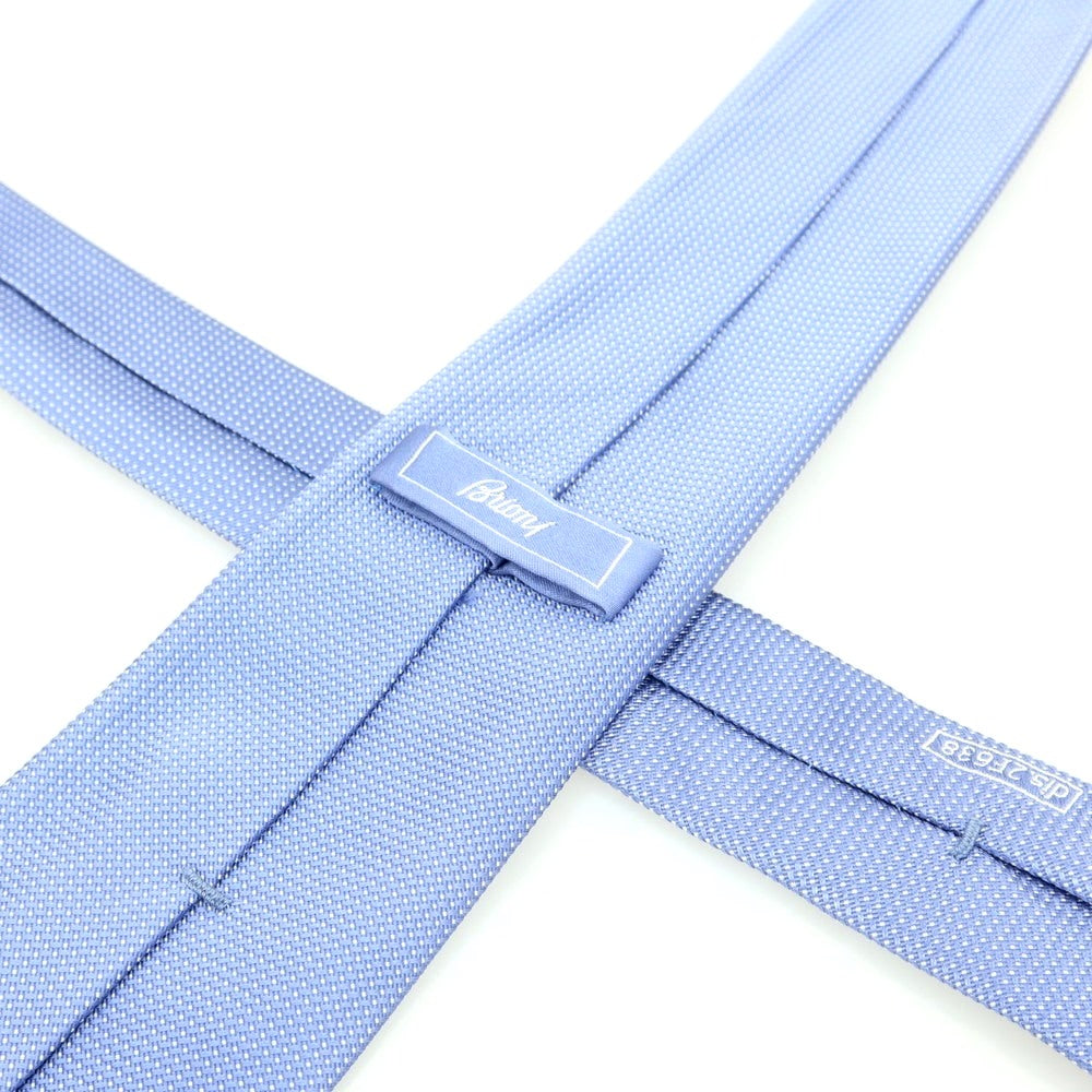 【中古】ブリオーニ Brioni シルク 無地ネクタイ ライトブルー【 状態ランクB 】【 メンズ 】