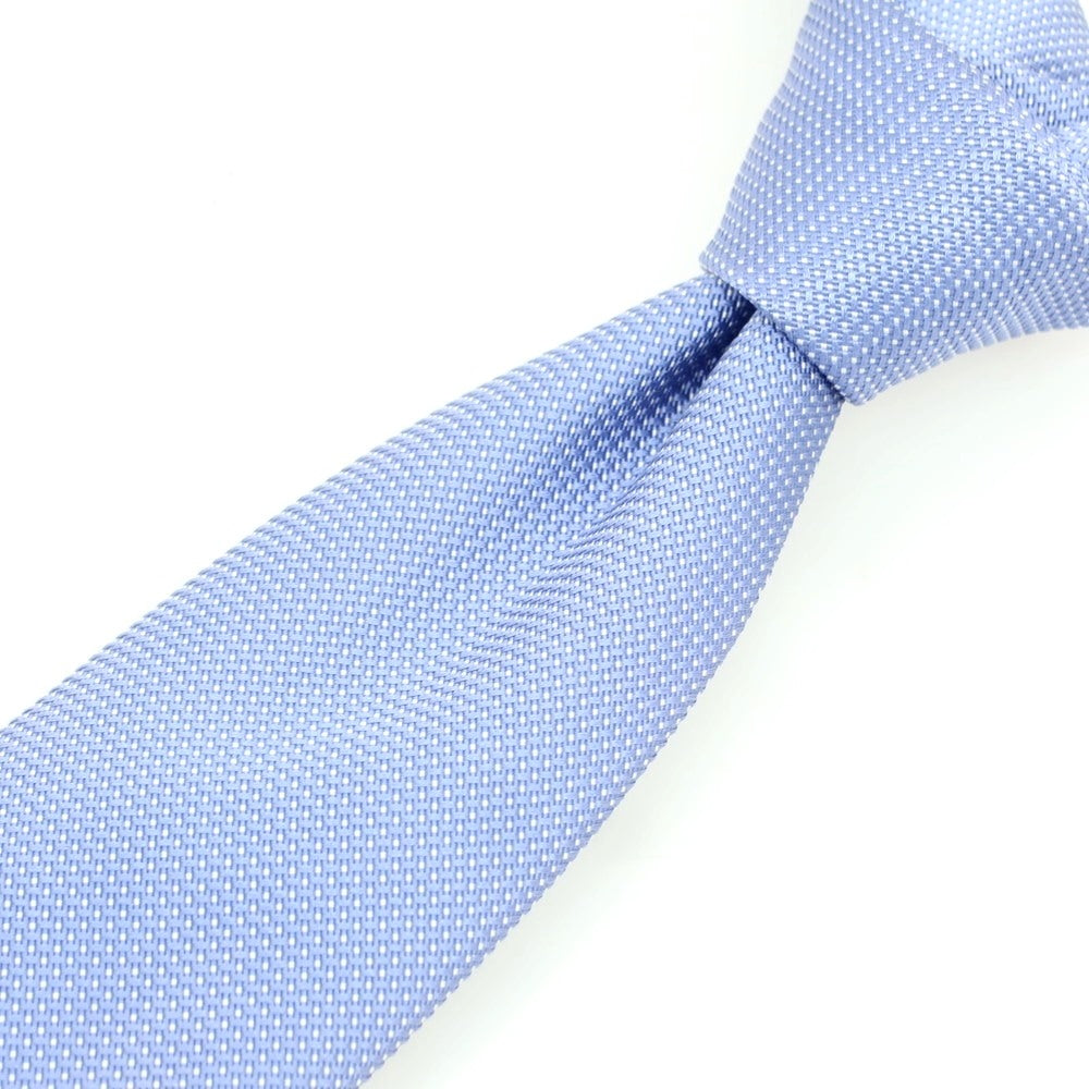 【中古】ブリオーニ Brioni シルク 無地ネクタイ ライトブルー【 状態ランクB 】【 メンズ 】