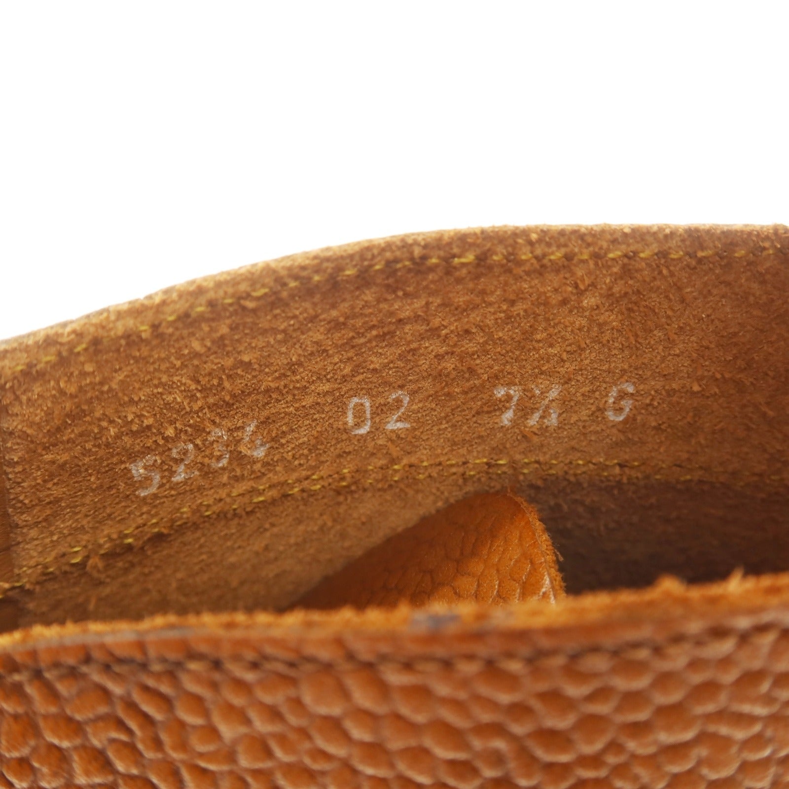 【中古】グレンソン GRENSON コンビ レースアップ ブーツ ライトブラウン【 7 1/2 】【 状態ランクB 】【 メンズ 】