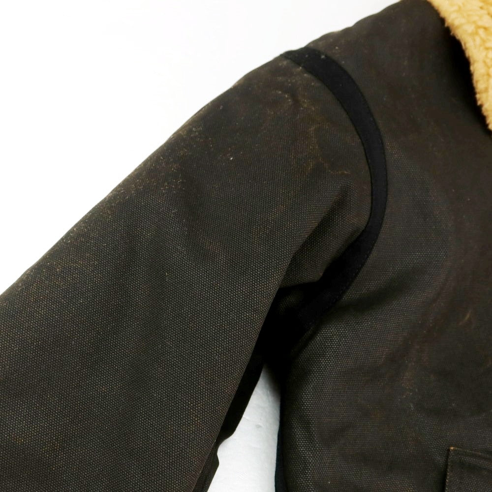 【中古】サムライ ジーンズ SAMURAI JEANS コットン B-3型 フライトジャケット ブルゾン ダークブラウン【 S 】【 状態ランクB 】【 メンズ 】