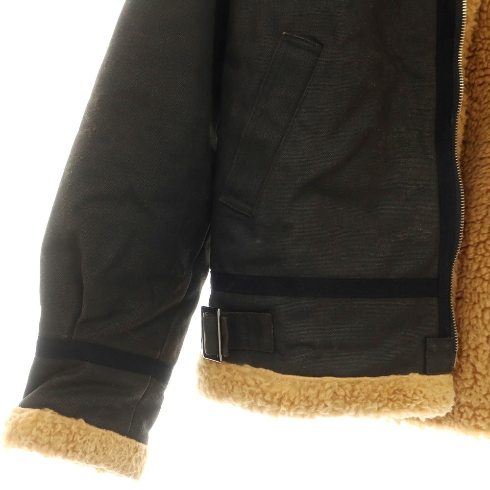 【中古】サムライ ジーンズ SAMURAI JEANS コットン B-3型 フライトジャケット ブルゾン ダークブラウン【 S 】【 状態ランクB 】【 メンズ 】