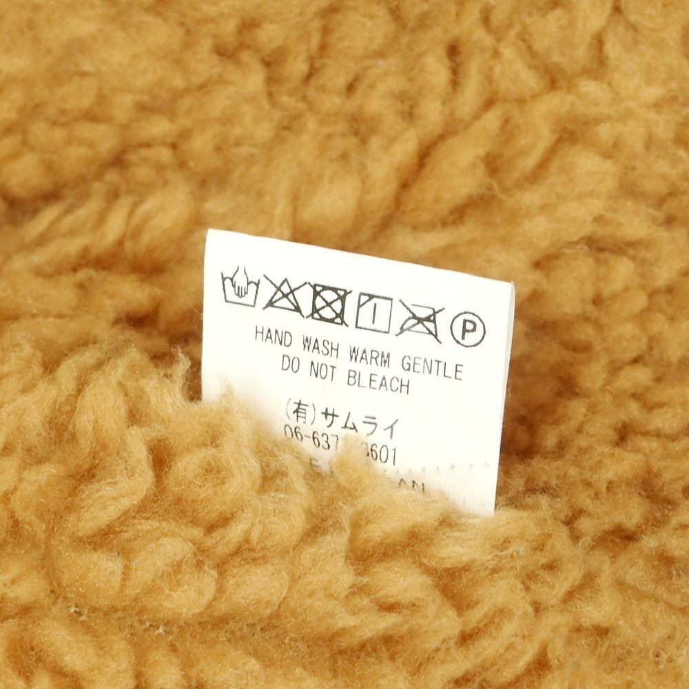 【中古】サムライ ジーンズ SAMURAI JEANS コットン B-3型 フライトジャケット ブルゾン ダークブラウン【 S 】【 状態ランクB 】【 メンズ 】