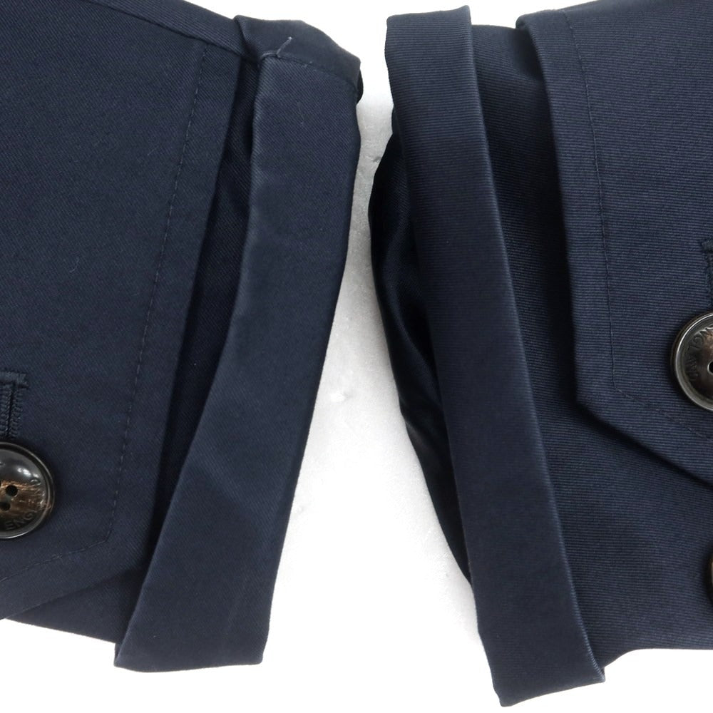 【中古】グレンフェル GRENFELL グレンフェルクロス ダブルブレストコート ネイビー【 36 】【 状態ランクB 】【 メンズ 】
