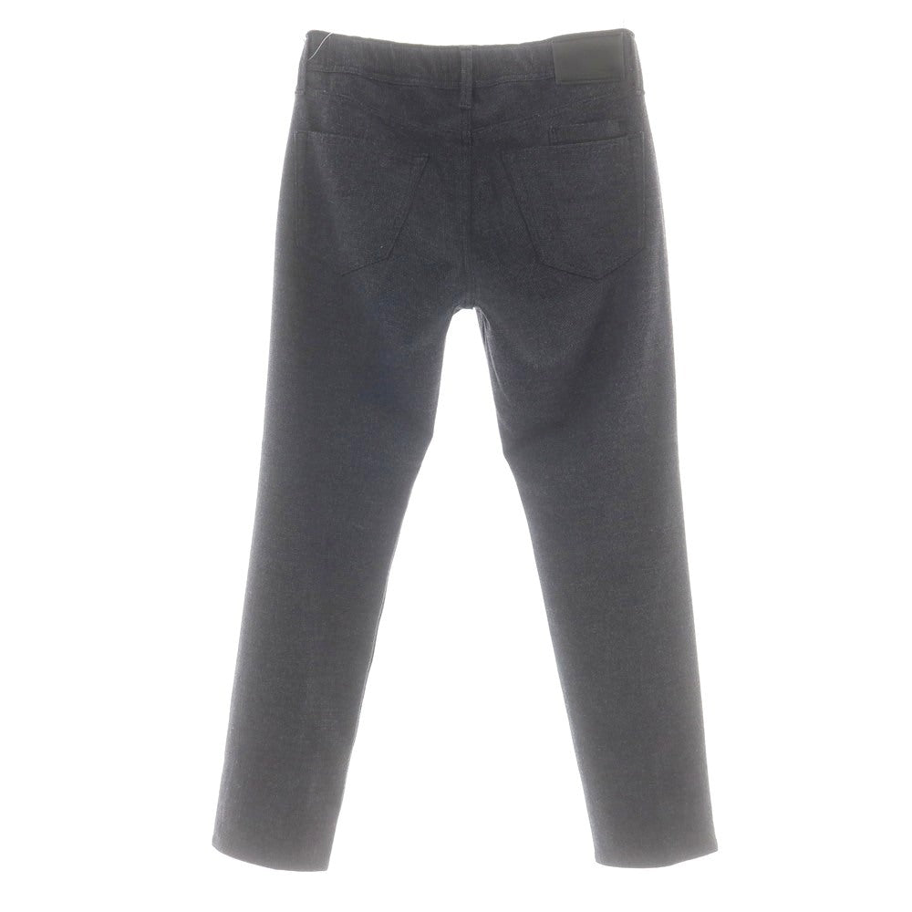 【中古】ヤヌーク YANUK ストレッチ ポリエステルレーヨン 5ポケットパンツ ブラックネイビーxグレー【 M 】【 状態ランクB 】【 メンズ 】