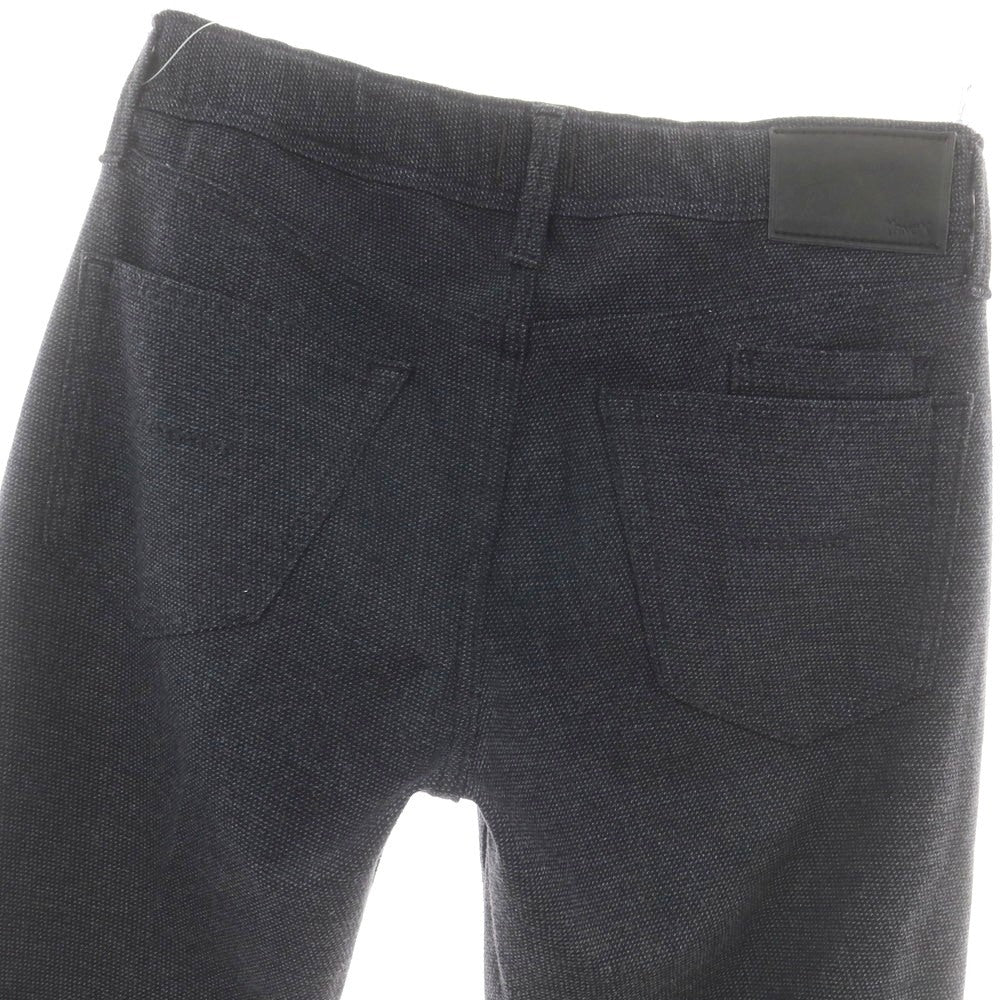 【中古】ヤヌーク YANUK ストレッチ ポリエステルレーヨン 5ポケットパンツ ブラックネイビーxグレー【 M 】【 状態ランクB 】【 メンズ 】