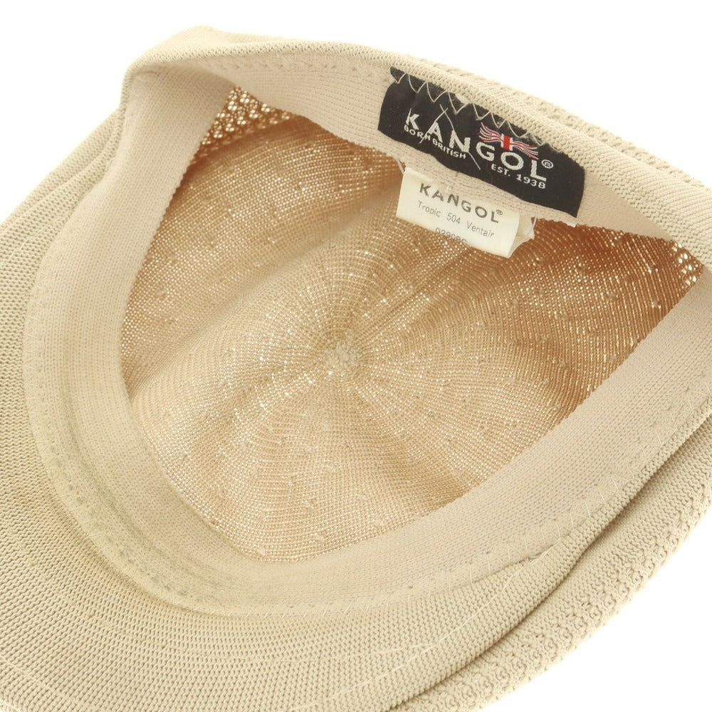 【中古】カンゴール KANGOL ポリエステル ハンチング キャップ ベージュ【 L 】【 状態ランクC 】【 メンズ 】