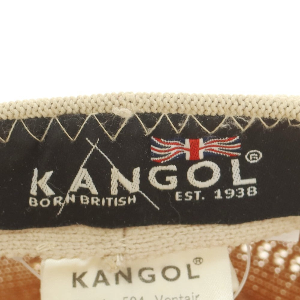 【中古】カンゴール KANGOL ポリエステル ハンチング キャップ ベージュ【 L 】【 状態ランクC 】【 メンズ 】