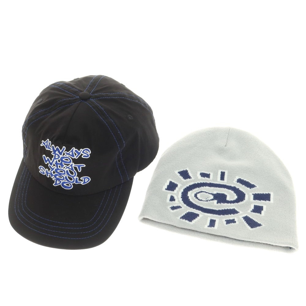 【中古】オールウェイズ ドゥ ワット ユー シュッド ドゥ ALWAYS DO WHAT YOU SHOULD DO キャップ &ビーニー セットブラックxライトグレー系【 状態ランクB 】【 メンズ 】