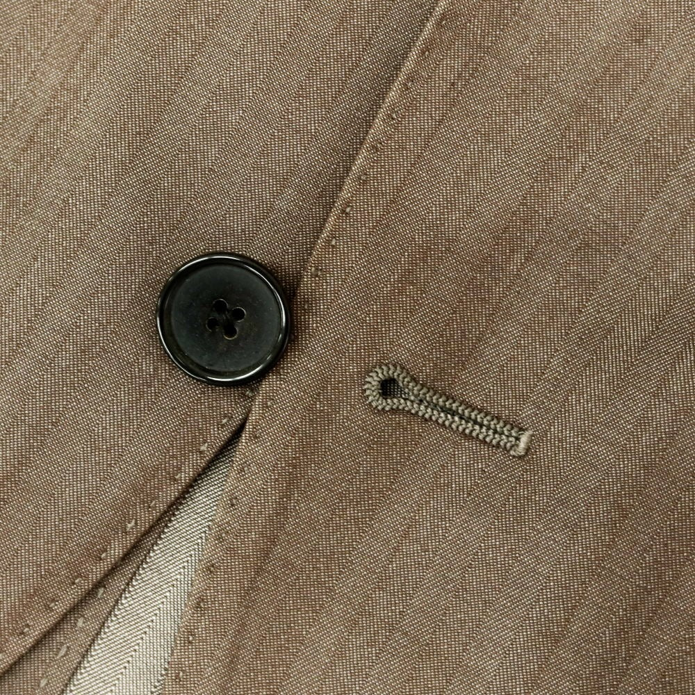 【中古】ラルディーニ LARDINI ウール 3つボタンスーツ アッシュブラウン【 42 】【 状態ランクC 】【 メンズ 】