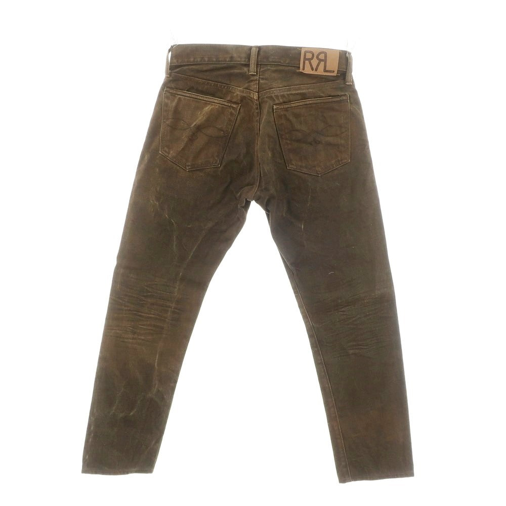 【中古】ダブルアールエル RRL DOUBLE RL コットン ジーンズ デニムパンツ ブラウン系【 28 】【 状態ランクA 】【 メンズ 】