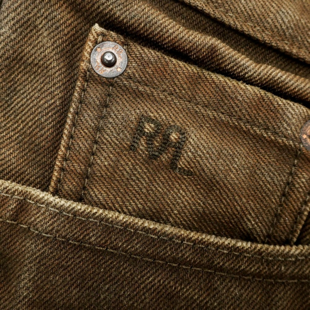【中古】ダブルアールエル RRL DOUBLE RL コットン ジーンズ デニムパンツ ブラウン系【 28 】【 状態ランクA 】【 メンズ 】