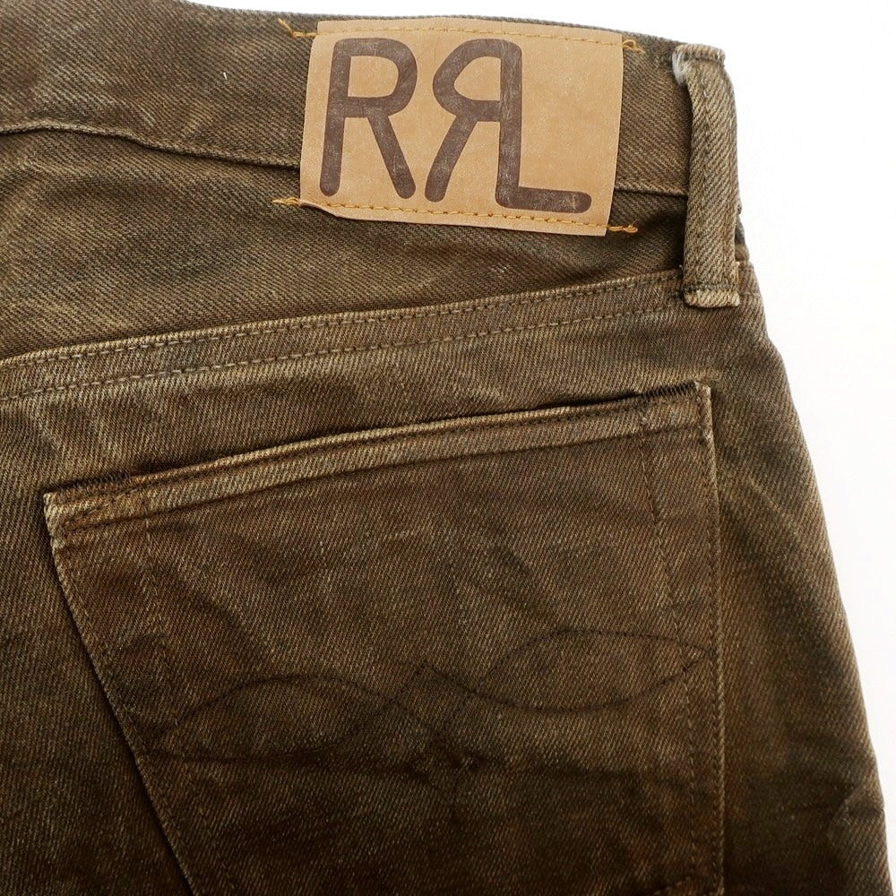 【中古】ダブルアールエル RRL DOUBLE RL コットン ジーンズ デニムパンツ ブラウン系【 28 】【 状態ランクA 】【 メンズ 】