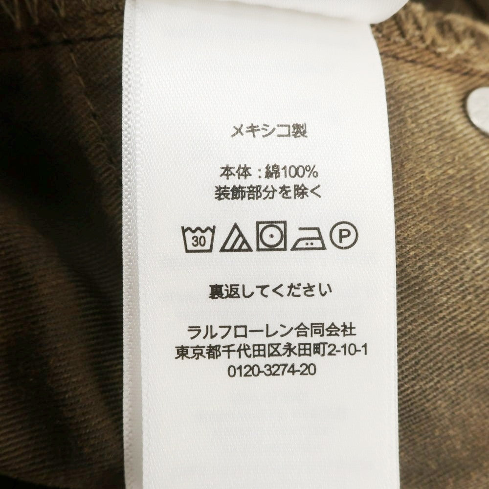【中古】ダブルアールエル RRL DOUBLE RL コットン ジーンズ デニムパンツ ブラウン系【 28 】【 状態ランクA 】【 メンズ 】