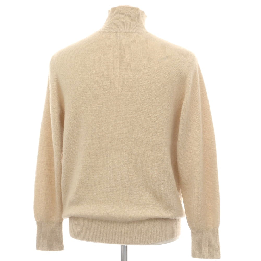 【中古】ヘリル HERILL カシミヤ ハイネック プルオーバーニット ベージュ【 状態ランクB 】【 メンズ 】