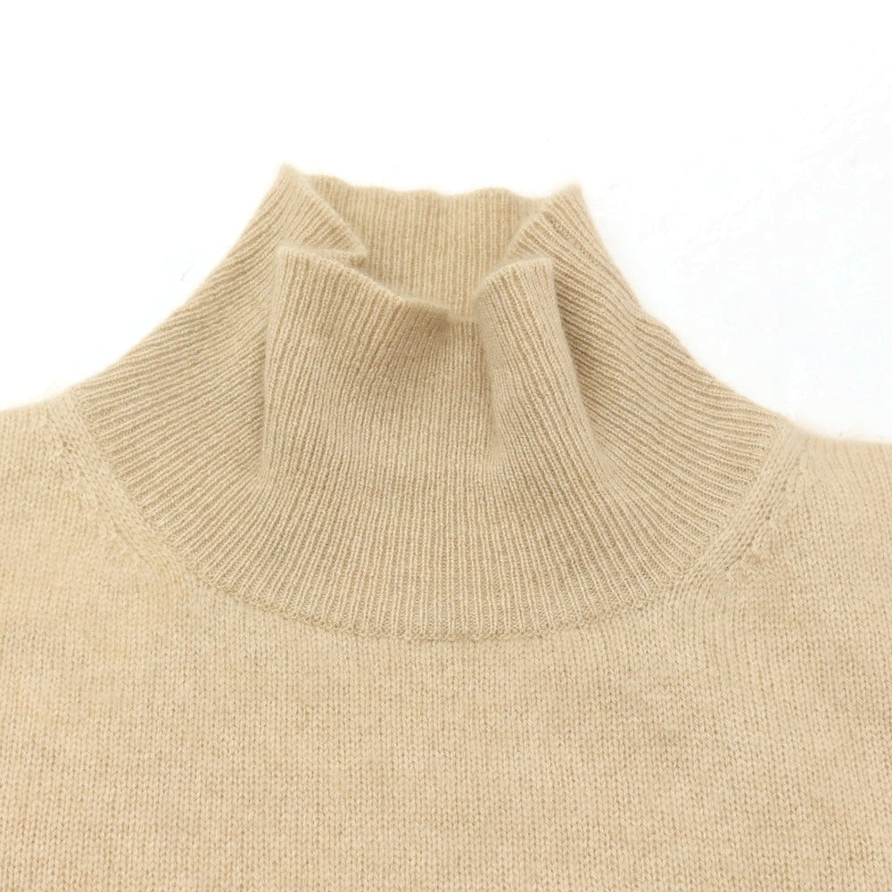 【中古】ヘリル HERILL カシミヤ ハイネック プルオーバーニット ベージュ【 状態ランクB 】【 メンズ 】
