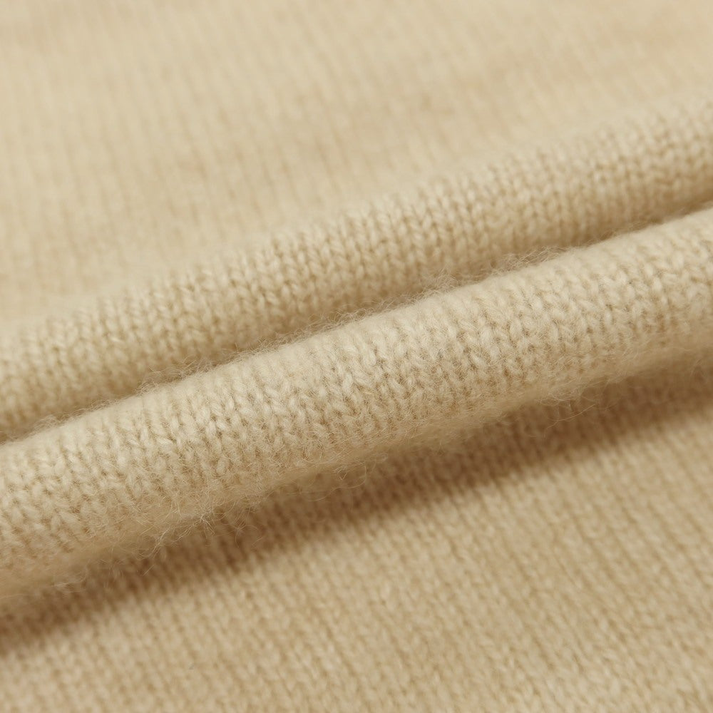 【中古】ヘリル HERILL カシミヤ ハイネック プルオーバーニット ベージュ【 状態ランクB 】【 メンズ 】