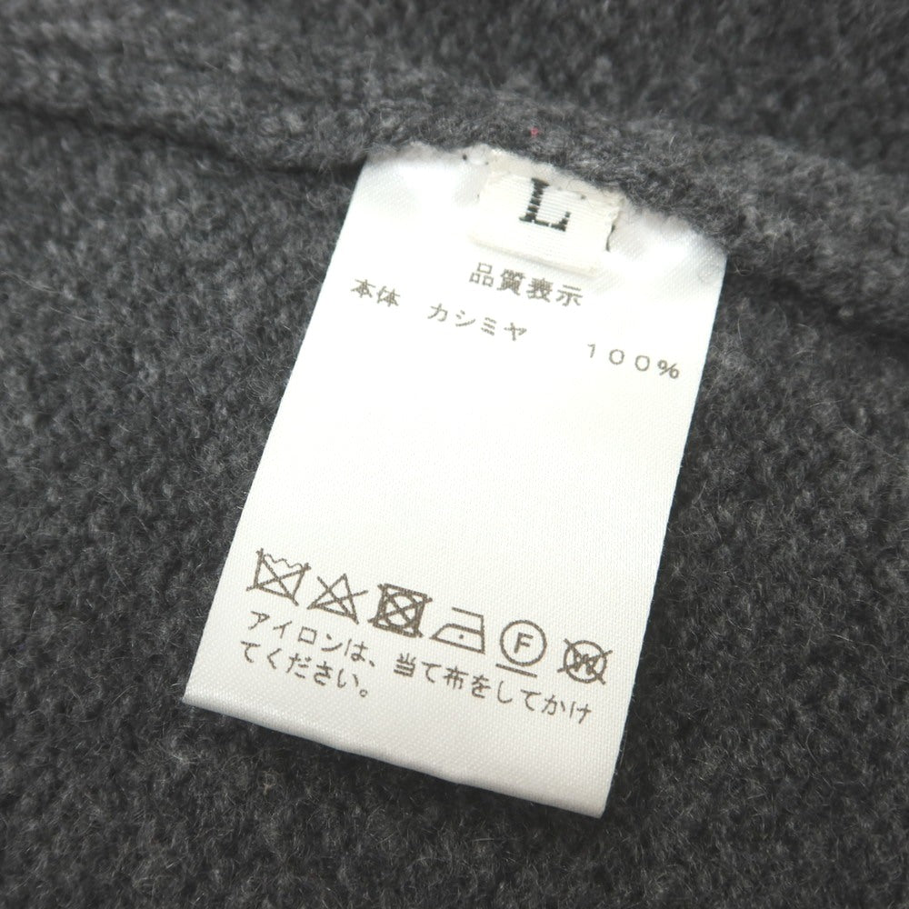 【中古】レンコントラント RENCONTRANT カシミヤ ハイネック プルオーバーニット ダークグレー【 L 】【 状態ランクB 】【 メンズ 】