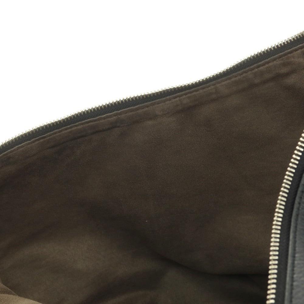 【中古】ペッレモルビダ PELLE MORBIDA シュリンクレザー ワンショルダーバッグ ブラック【 状態ランクC 】【 メンズ 】