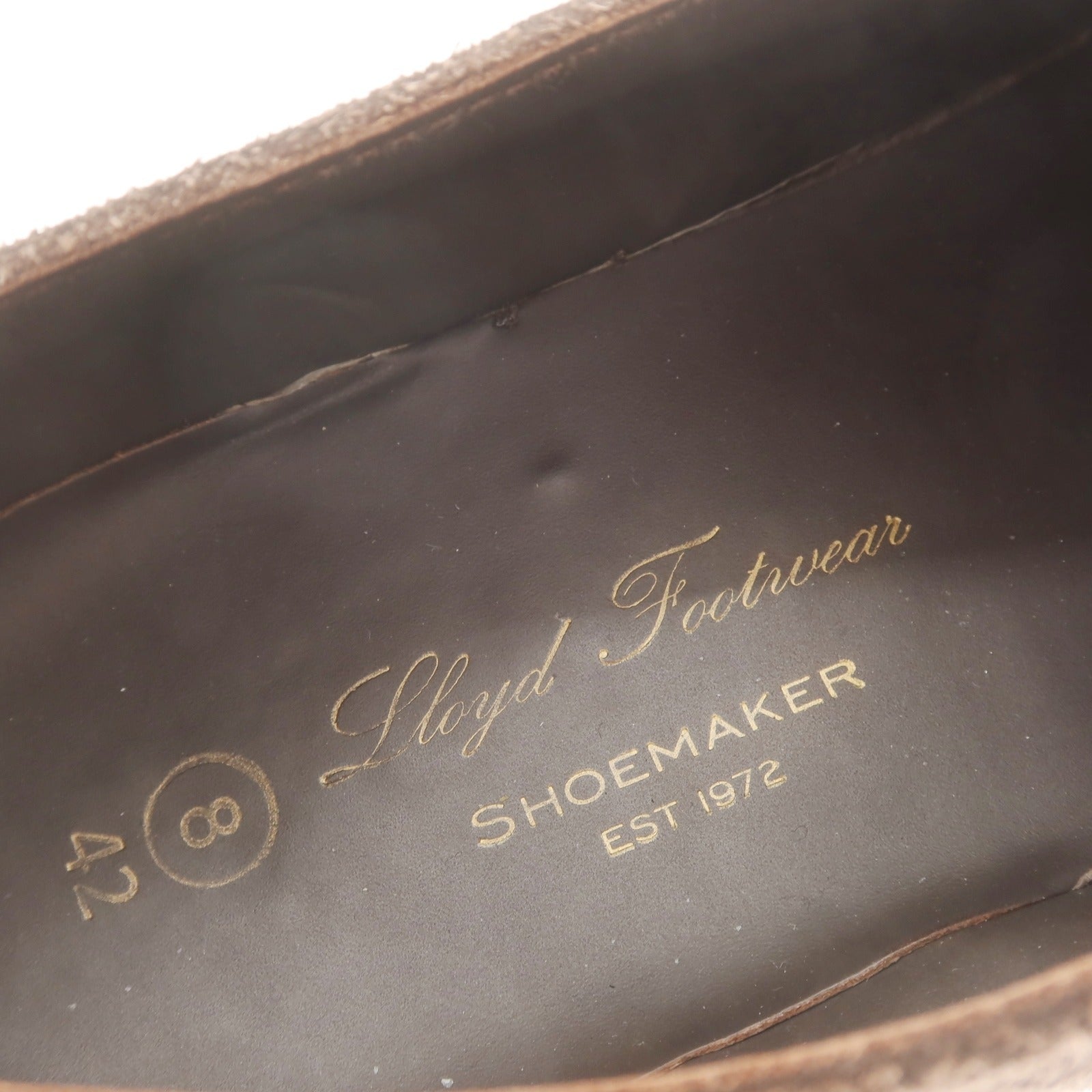 【中古】ロイドフットウェア Lloyd Footwear スエード デザートシューズ ダークブラウン【 42 】【 状態ランクB 】【 メンズ 】