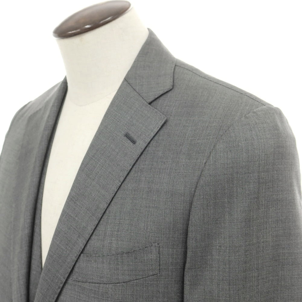 【中古】トゥモローランド TOMORROWLAND ウールシルク スリーピース 2つボタンスーツ グレー【 50 】【 状態ランクB 】【 メンズ 】