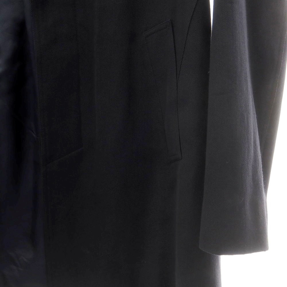 【中古】ラルディーニ LARDINI ウールコットン 中綿 ステンカラーコート ダークネイビー【 48 】【 状態ランクC 】【 メンズ 】