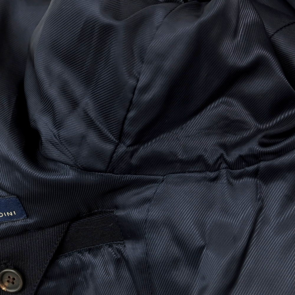 【中古】ラルディーニ LARDINI ウールコットン 中綿 ステンカラーコート ダークネイビー【 48 】【 状態ランクC 】【 メンズ 】