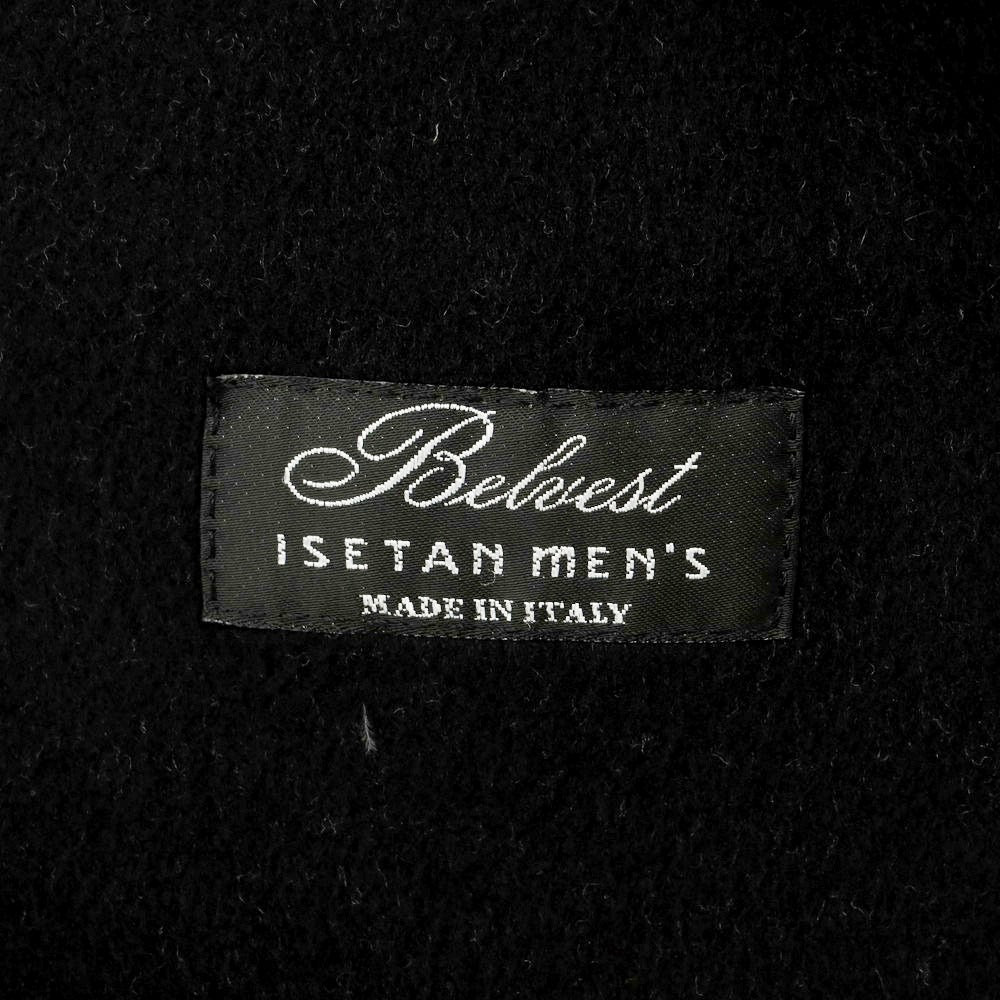 【中古】ベルベスト Belvest ウール アンコン チェスターフィールドコート ダークグレー【 48 】【 状態ランクB 】【 メンズ 】