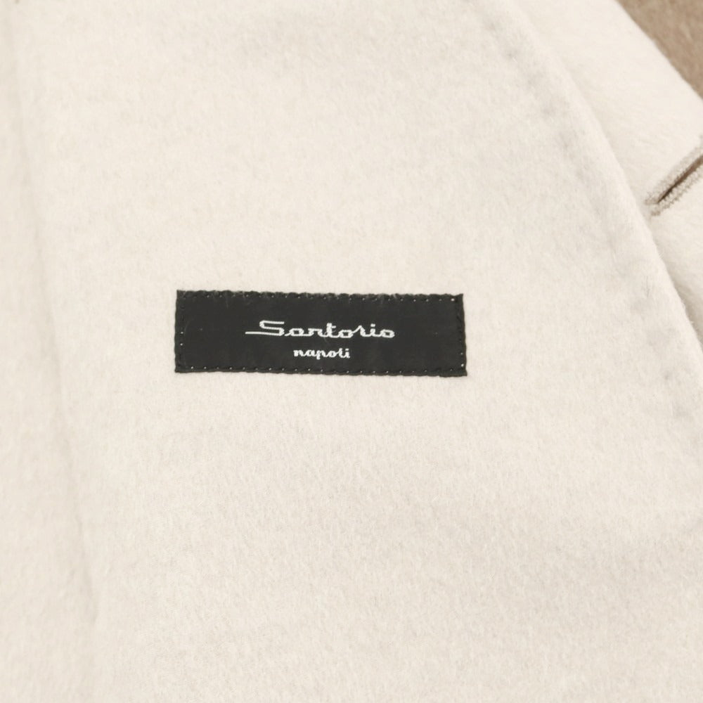 【中古】サルトリオ Sartorio ウールアンゴラ アンコン チェスターフィールドコート ブラウン【 50 】【 状態ランクB 】【 メンズ 】