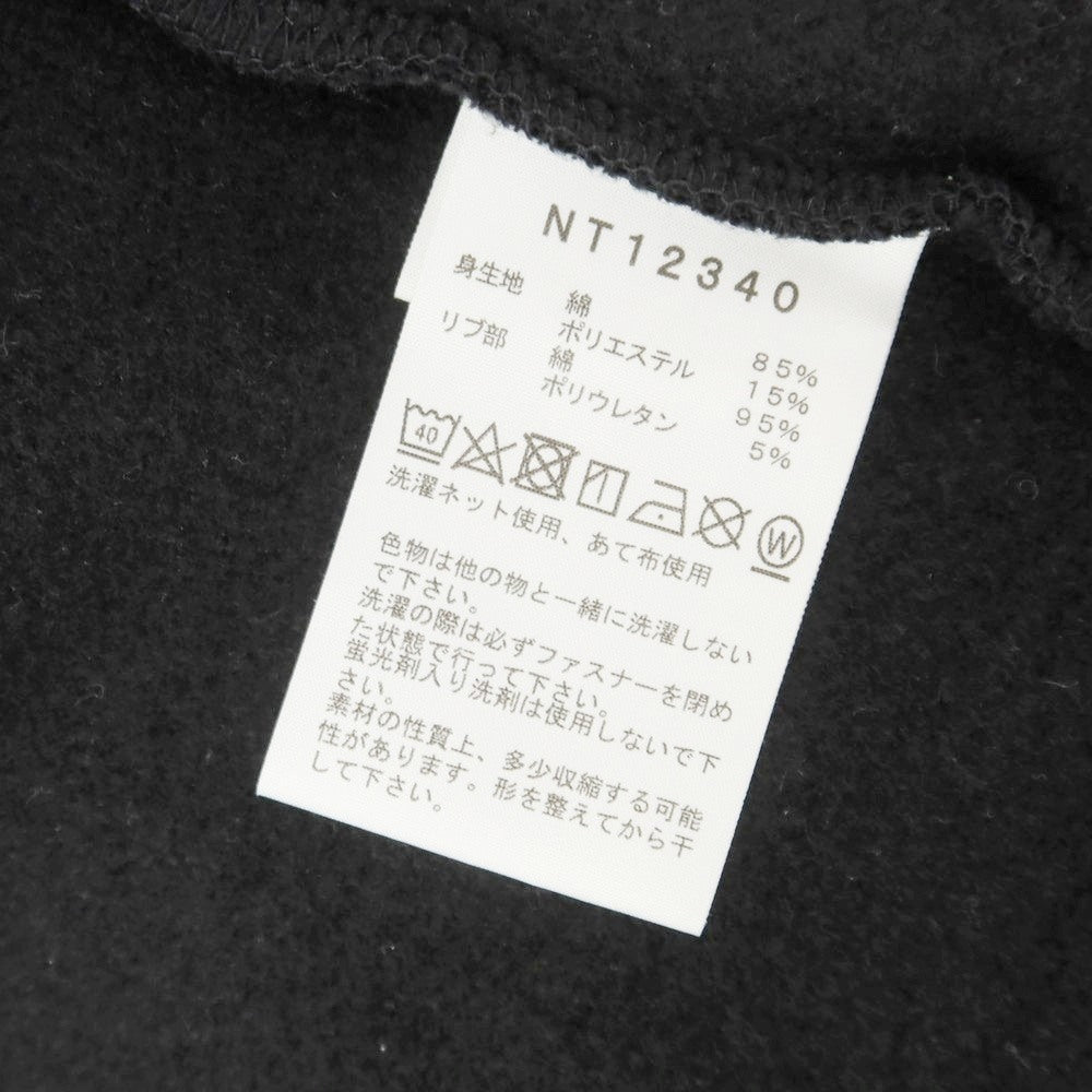 【中古】ザノースフェイス THE NORTH FACE コットンポリエステル ジップアップ パーカー ブラック【 L 】【 状態ランクC 】【 メンズ 】