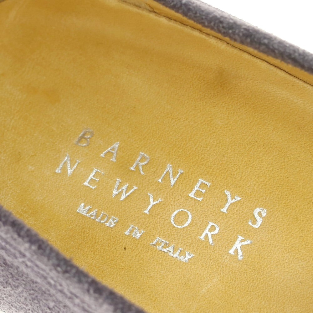 【中古】バーニーズニューヨーク BARNEYS NEWYORK スエード コイン ローファー ネイビー【 40 】【 状態ランクC 】【 メンズ 】