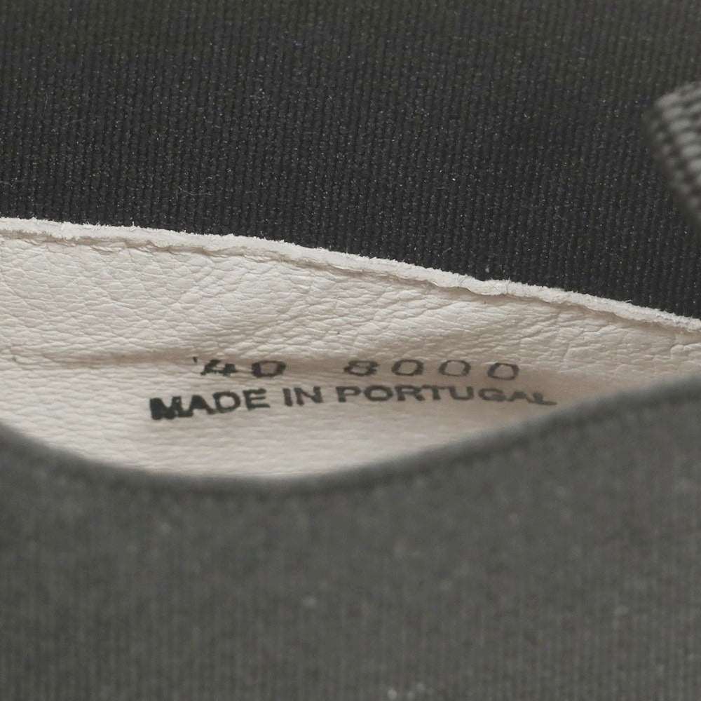 【中古】エーエムビー Amb ハラコ ミッドカット スニーカー ブラック【 40 】【 状態ランクC 】【 メンズ 】