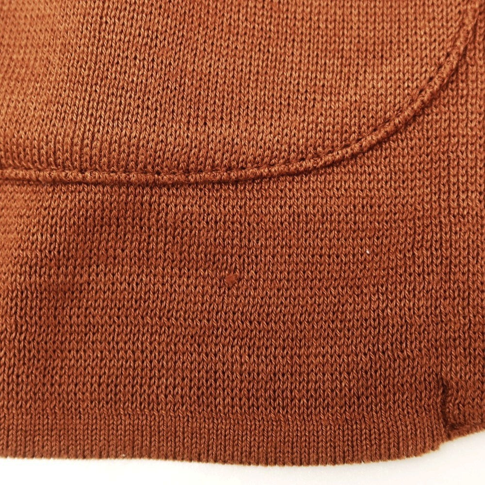 【中古】ラルディーニ LARDINI コットン ニットジャケット オレンジブラウン【 S 】【 状態ランクB 】【 メンズ 】