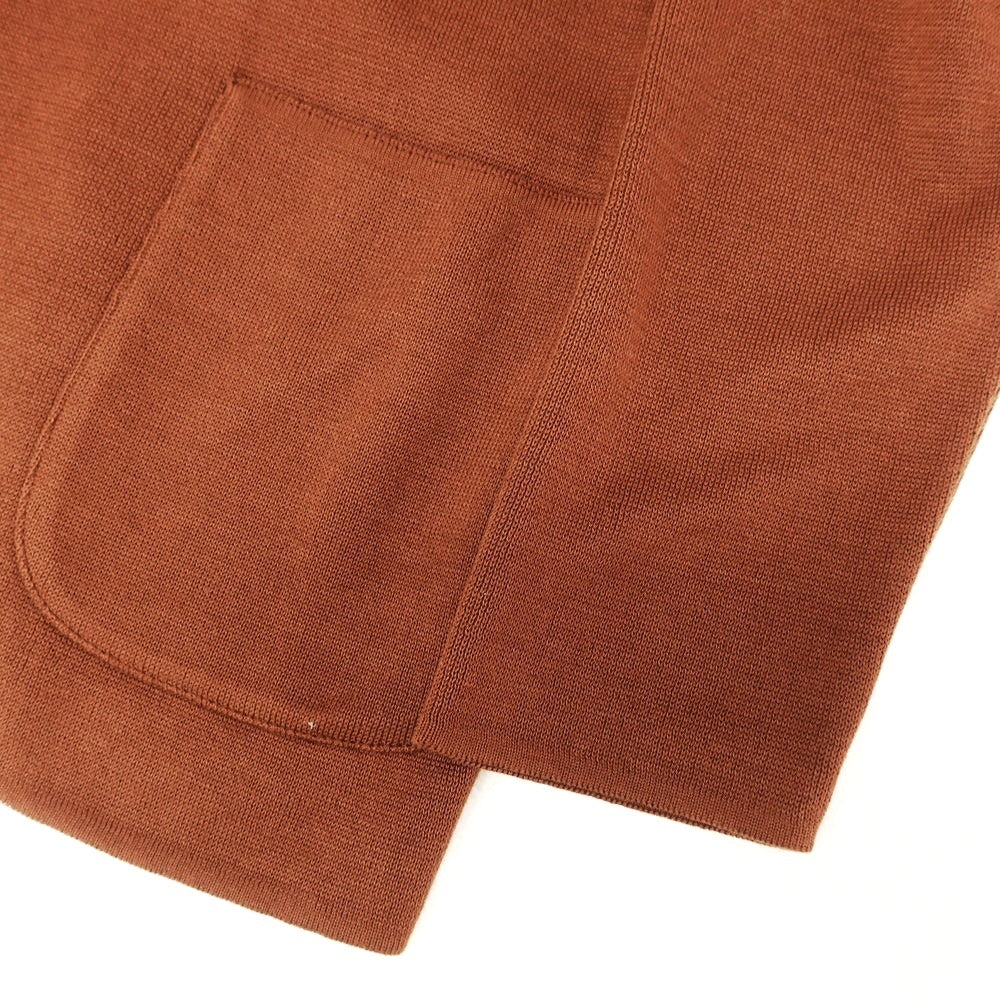 【中古】ラルディーニ LARDINI コットン ニットジャケット オレンジブラウン【 S 】【 状態ランクB 】【 メンズ 】