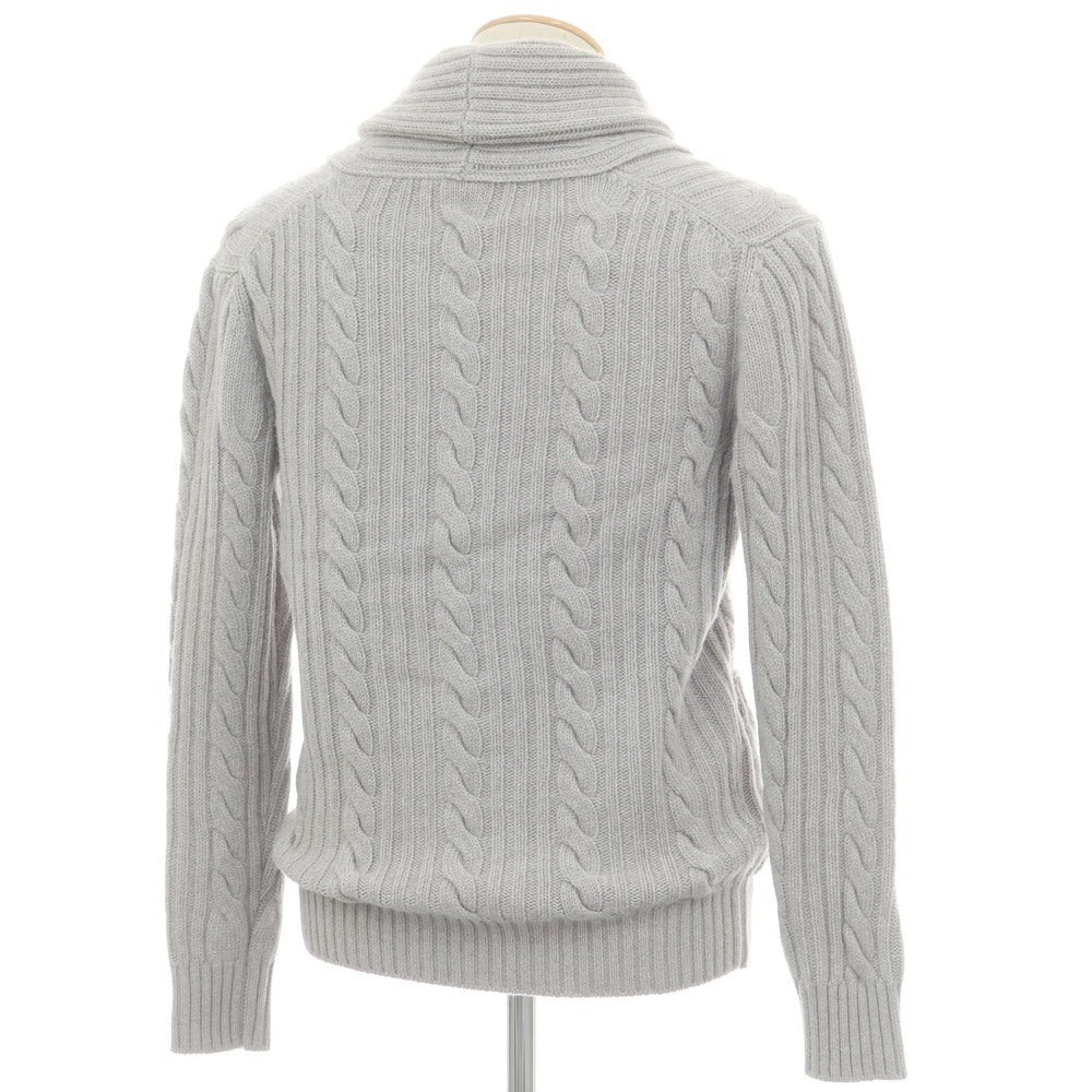 【中古】バフィー BAFY ウール ショールカラー カーディガン ライトグレー【 44 】【 状態ランクB 】【 メンズ 】