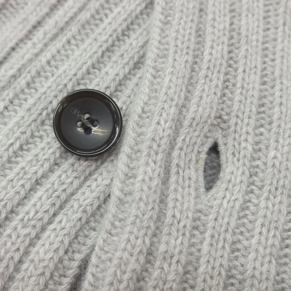 【中古】バフィー BAFY ウール ショールカラー カーディガン ライトグレー【 44 】【 状態ランクB 】【 メンズ 】