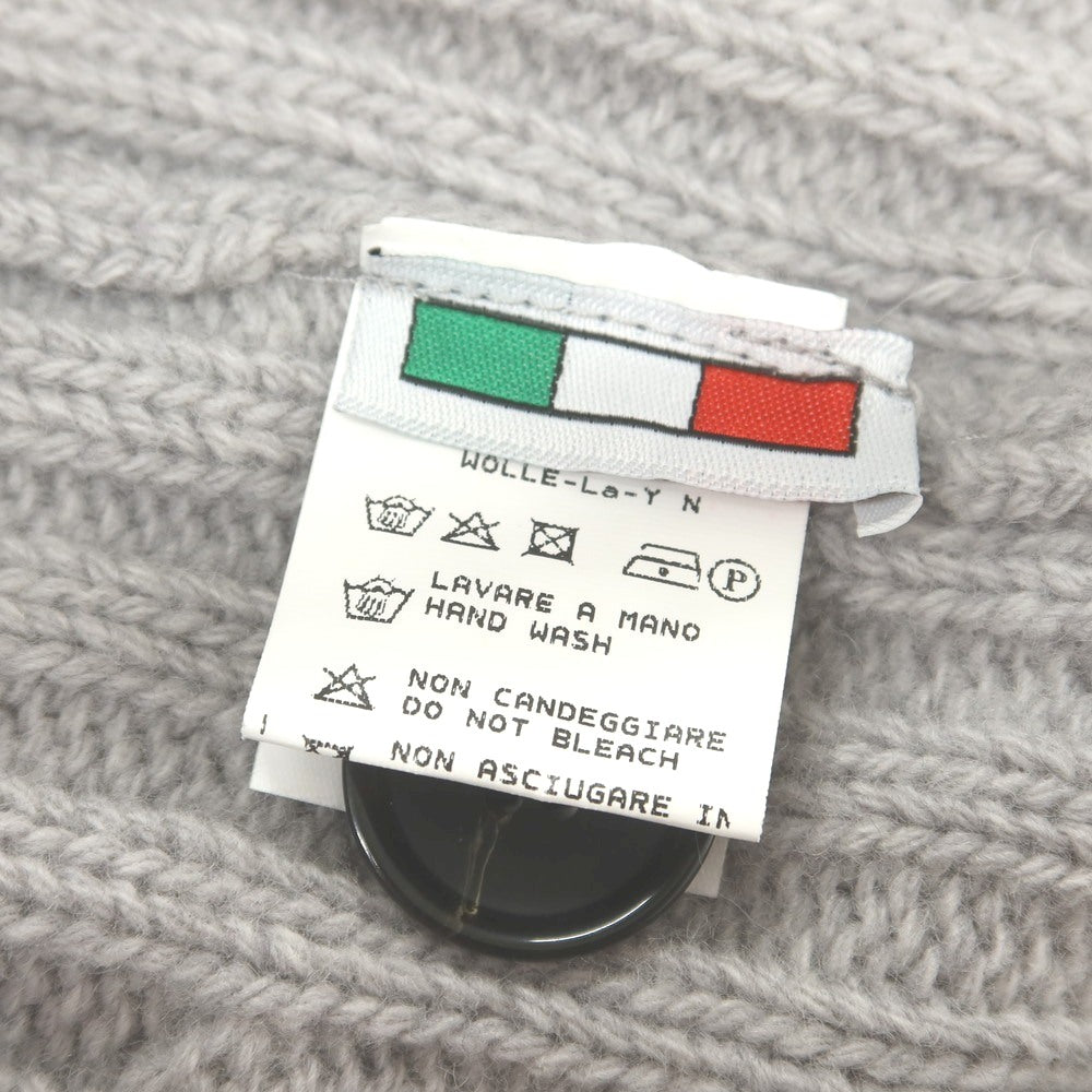 【中古】バフィー BAFY ウール ショールカラー カーディガン ライトグレー【 44 】【 状態ランクB 】【 メンズ 】