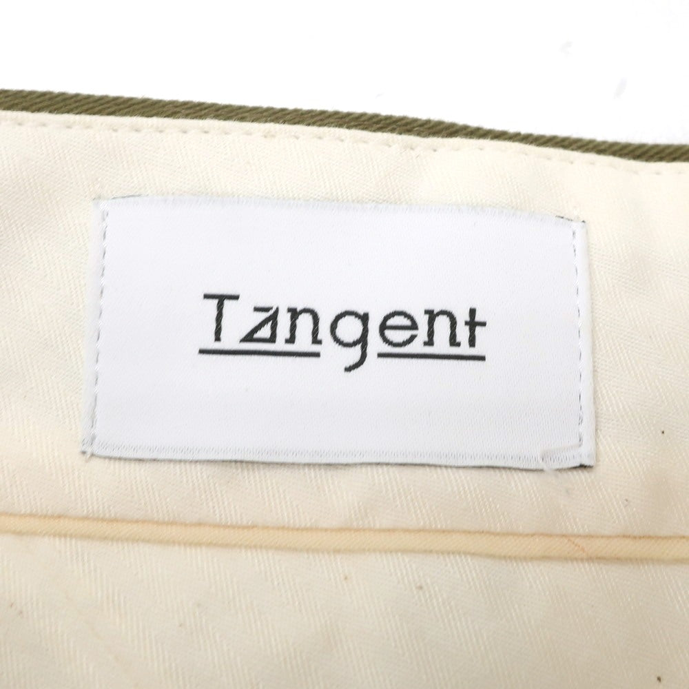 【中古】タンジェント Tangent コットン カジュアルスラックスパンツ オリーブグリーン【 44 】【 状態ランクB 】【 メンズ 】