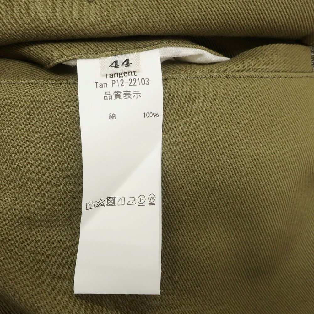 【中古】タンジェント Tangent コットン カジュアルスラックスパンツ オリーブグリーン【 44 】【 状態ランクB 】【 メンズ 】