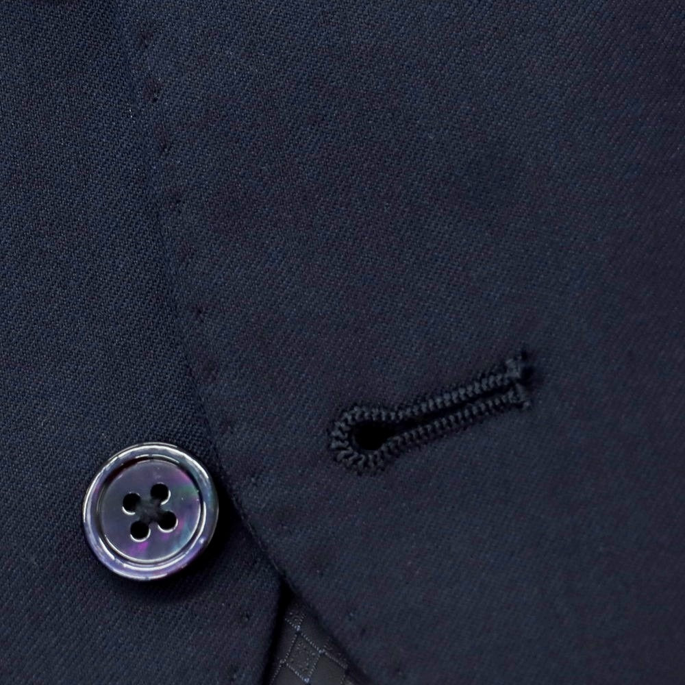 【中古】スーツセレクト SUIT SELECT ストレッチウール ベスト ジレ ネイビー【 Y4 】【 状態ランクA 】【 メンズ 】