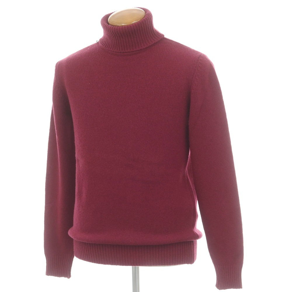 【中古】センス SSEINSE ミドルゲージ ウールナイロン タートルネック プルオーバーニット ワインレッド【 S 】【 状態ランクA 】【 メンズ 】