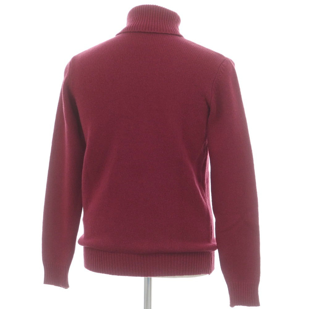 【中古】センス SSEINSE ミドルゲージ ウールナイロン タートルネック プルオーバーニット ワインレッド【 S 】【 状態ランクA 】【 メンズ 】
