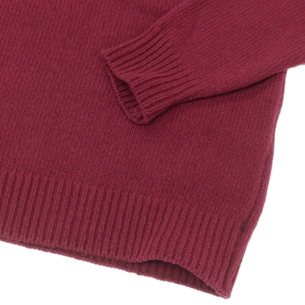 【中古】センス SSEINSE ミドルゲージ ウールナイロン タートルネック プルオーバーニット ワインレッド【 S 】【 状態ランクA 】【 メンズ 】