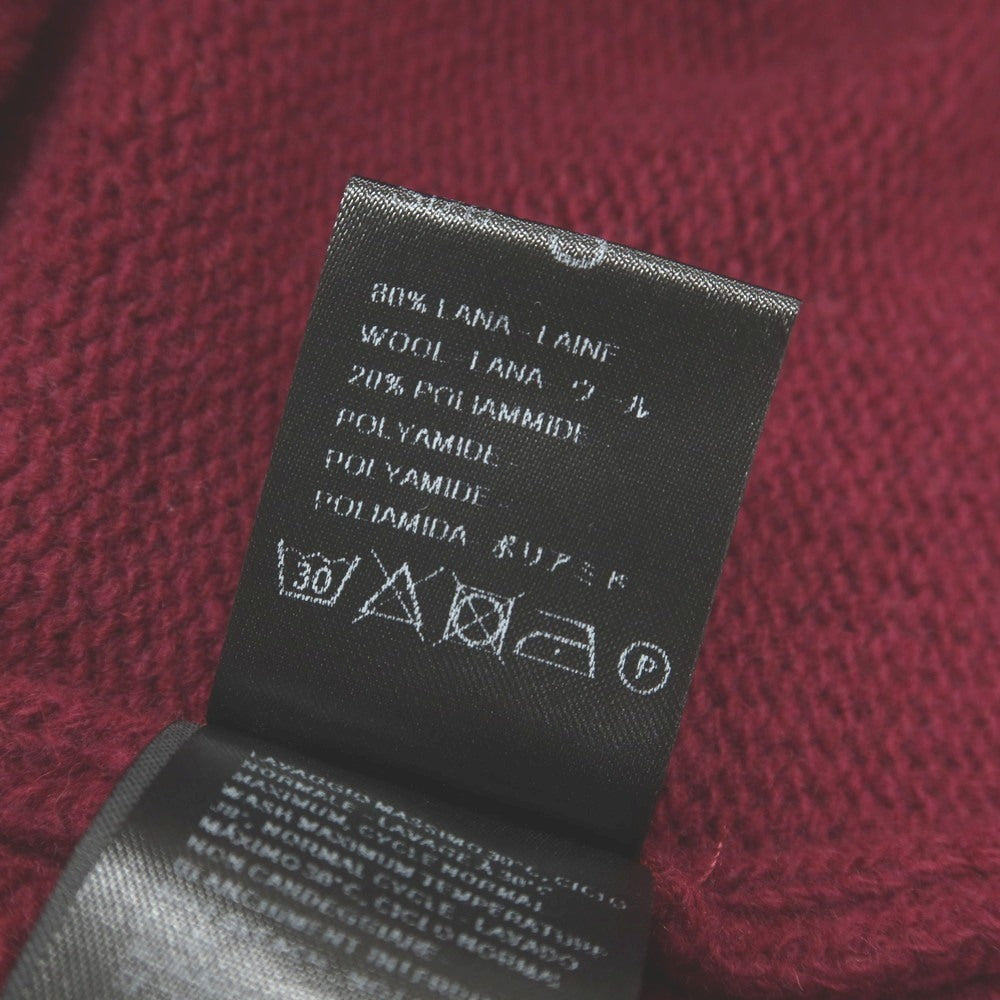 【中古】センス SSEINSE ミドルゲージ ウールナイロン タートルネック プルオーバーニット ワインレッド【 S 】【 状態ランクA 】【 メンズ 】