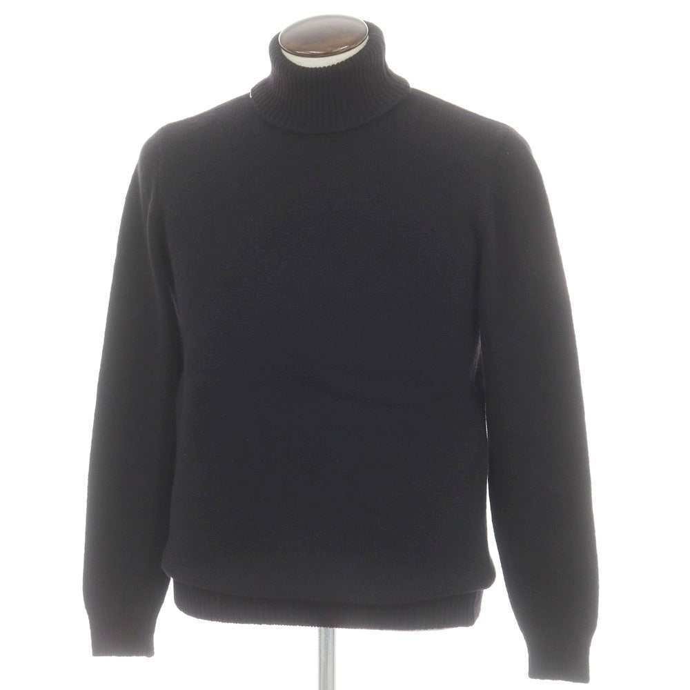 【新品】センス SSEINSE ミドルゲージ ウールナイロン タートルネック プルオーバーニット ブラック【 L 】【 状態ランクN 】【 メンズ 】