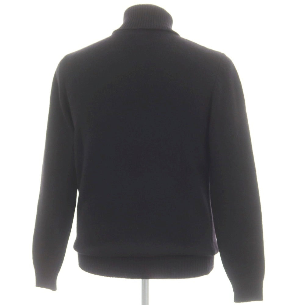 【新品】センス SSEINSE ミドルゲージ ウールナイロン タートルネック プルオーバーニット ブラック【 L 】【 状態ランクN 】【 メンズ 】