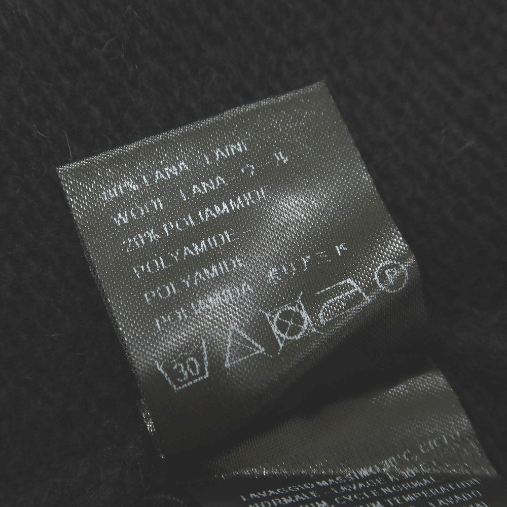 【新品】センス SSEINSE ミドルゲージ ウールナイロン タートルネック プルオーバーニット ブラック【 L 】【 状態ランクN 】【 メンズ 】